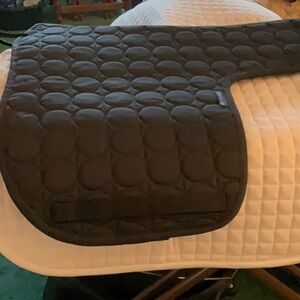 Prestige black dressage saddle pad